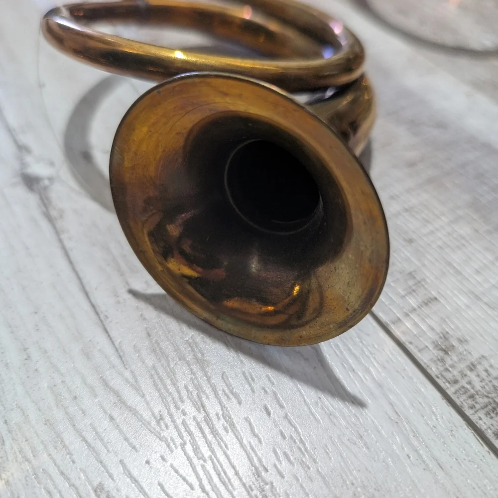 Vintage‎ Brass Wall Horn Decor7
